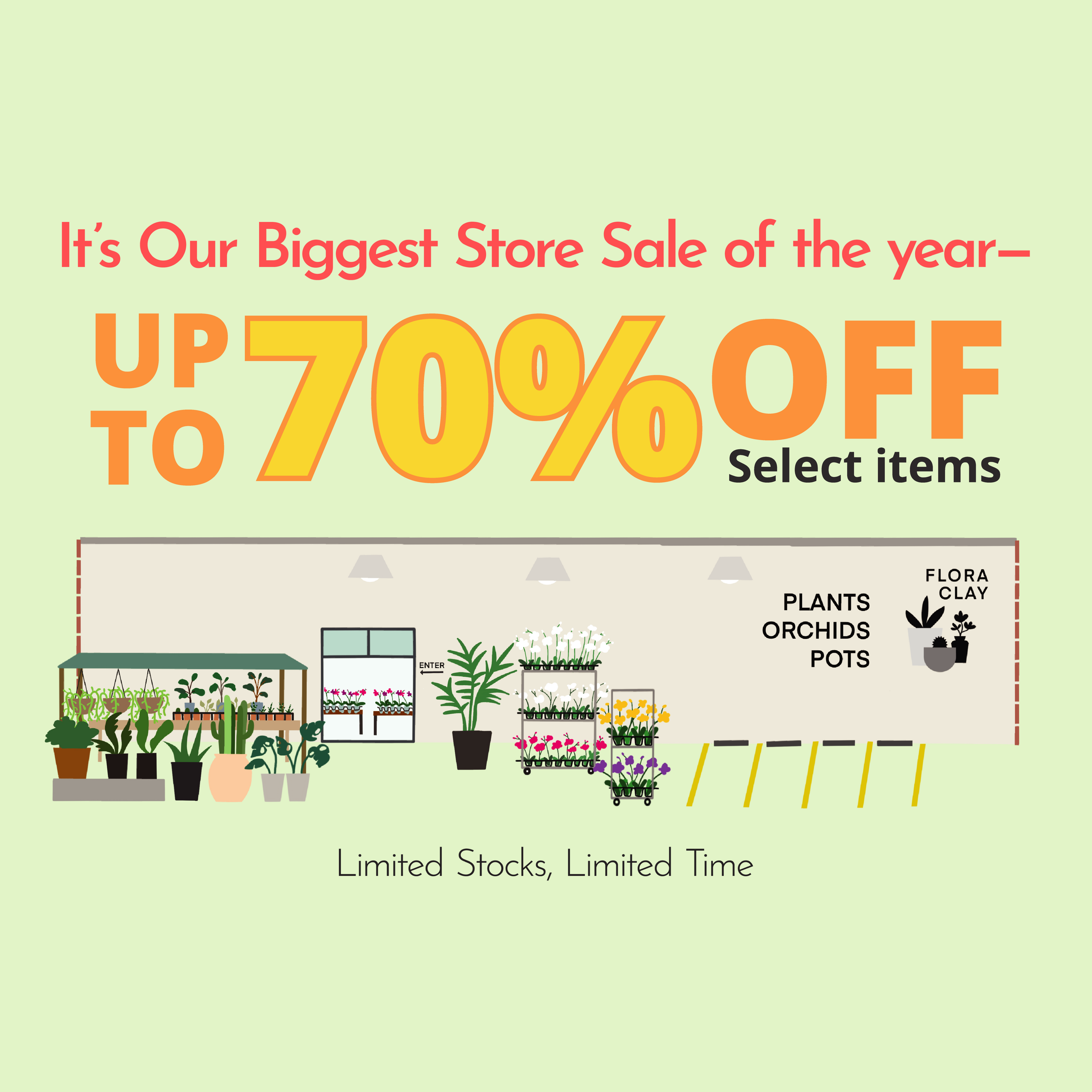 Parking Lot Blowout Sale