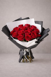 Midnight Rose Flower Bouquet