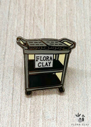 Flora Clay Plant Cart Pin